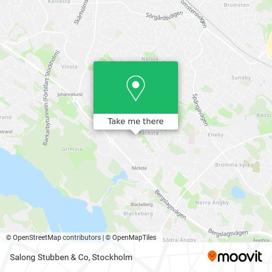 Salong Stubben & Co map