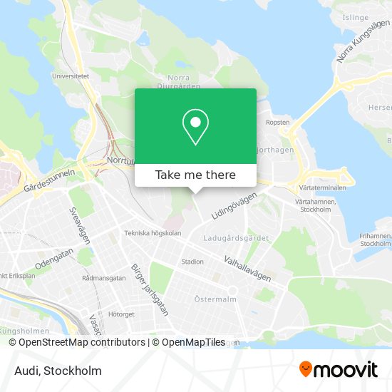 Audi map