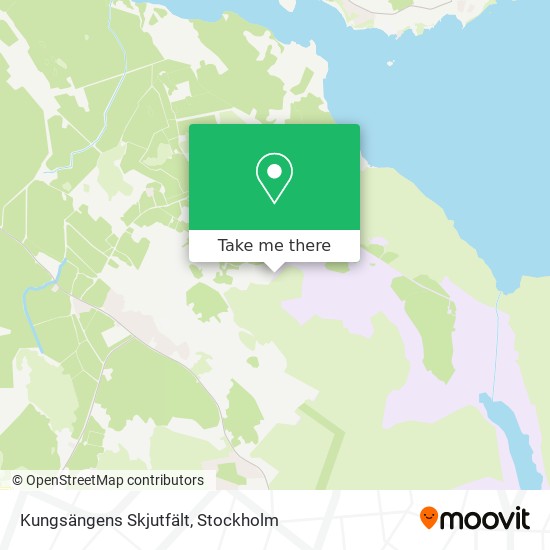 Kungsängens Skjutfält map