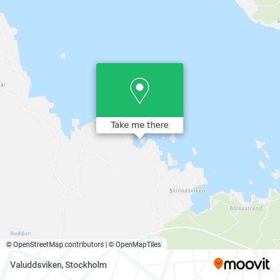 Valuddsviken map