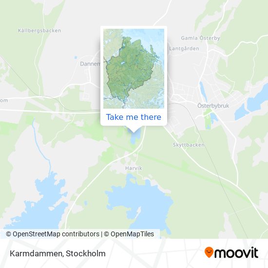 Karmdammen map