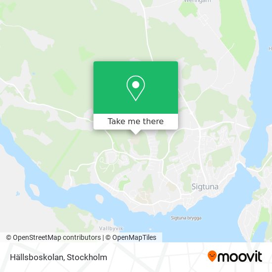 Hällsboskolan map