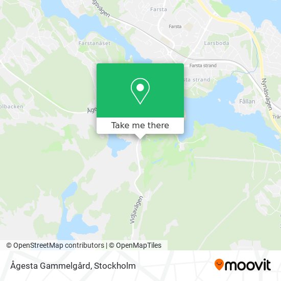 Ågesta Gammelgård map