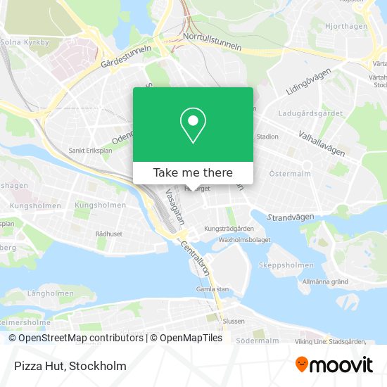 Pizza Hut map