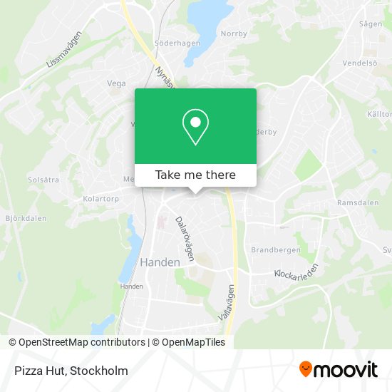 Pizza Hut map