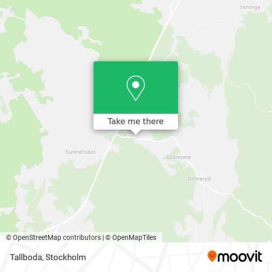 Tallboda map