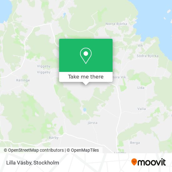 Lilla Väsby map