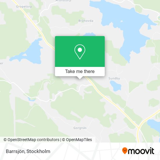 Barrsjön map