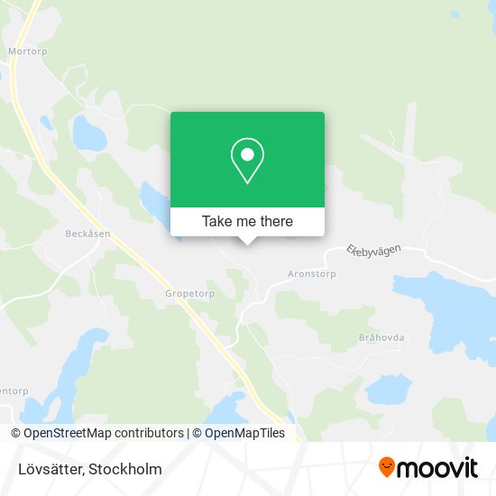 Lövsätter map