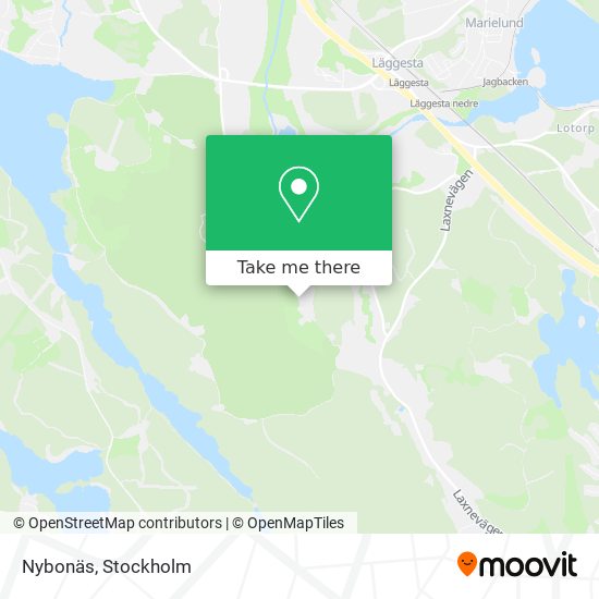 Nybonäs map