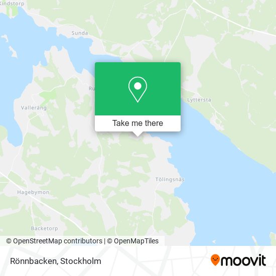 Rönnbacken map