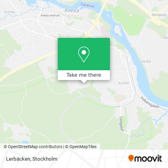 Lerbäcken map