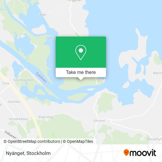 Nyänget map