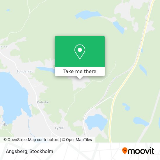 Ängsberg map