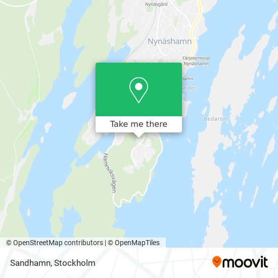 Sandhamn map