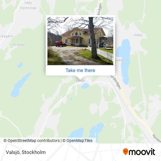 Valsjö map