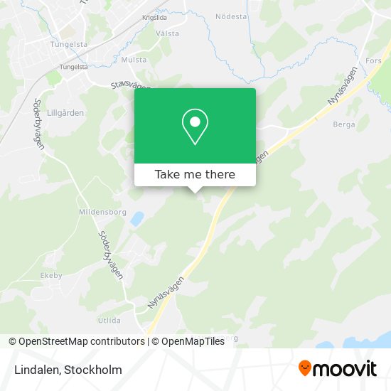 Lindalen map