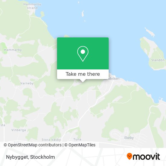 Nybygget map