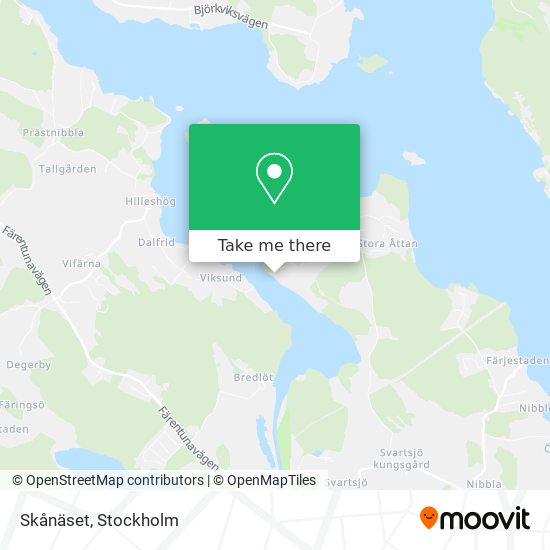 Skånäset map