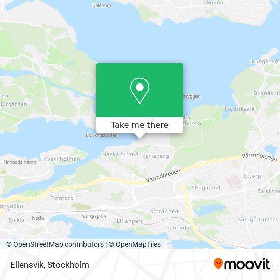 Ellensvik map