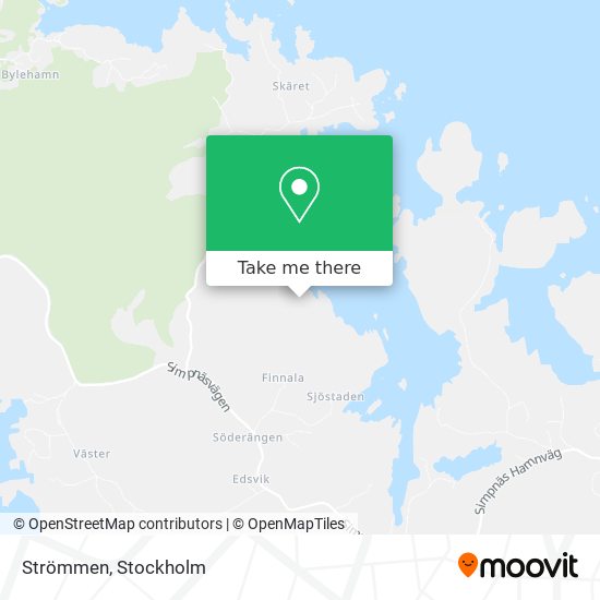 Strömmen map