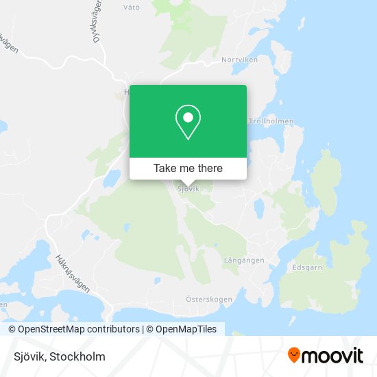 Sjövik map