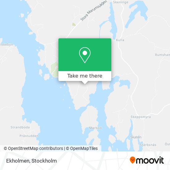 Ekholmen map