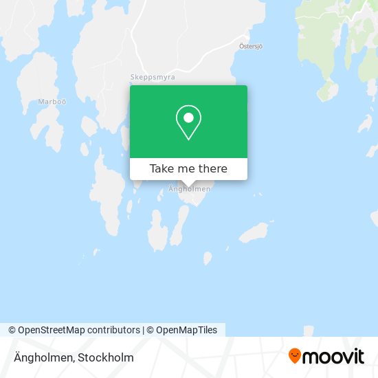 Ängholmen map