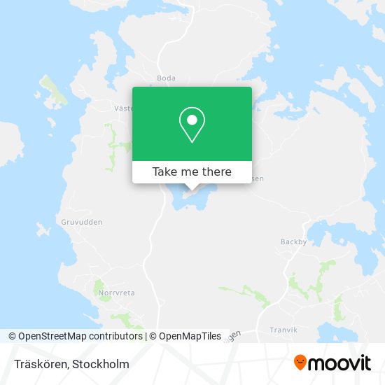 Träskören map