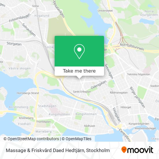 Massage & Friskvård Daed Hedtjärn map