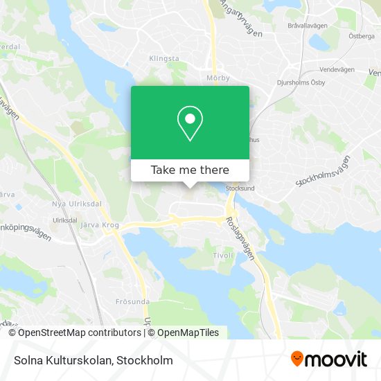 Solna Kulturskolan map