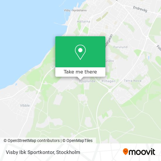 Visby Ibk Sportkontor map