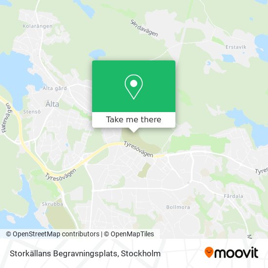 Storkällans Begravningsplats map