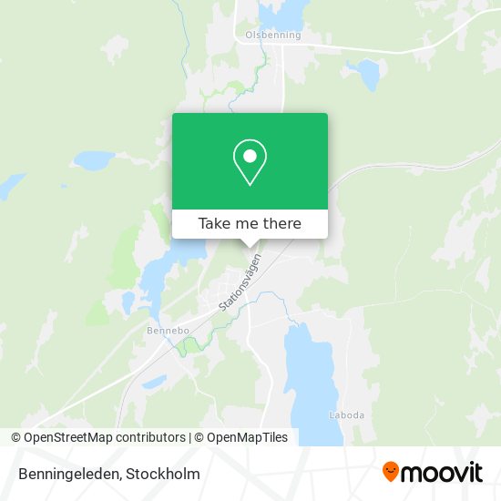 Benningeleden map