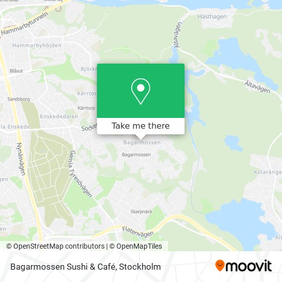 Bagarmossen Sushi & Café map