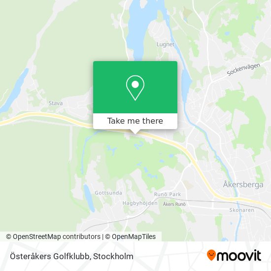 Österåkers Golfklubb map