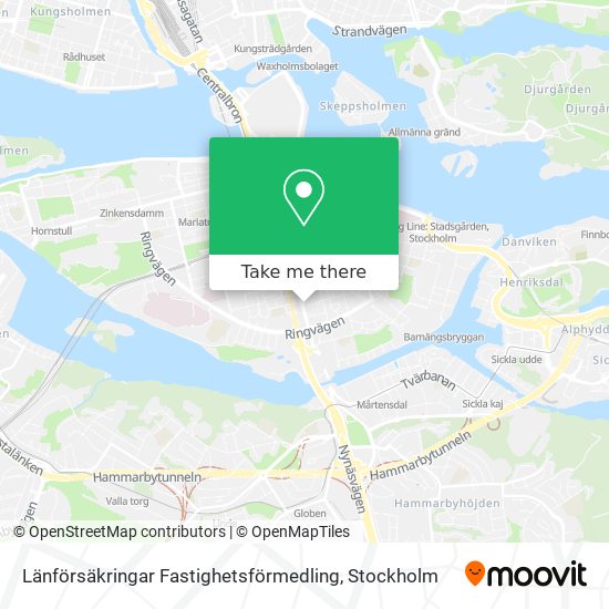 Länförsäkringar Fastighetsförmedling map