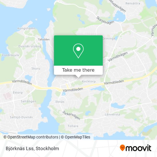 Björknäs Lss map