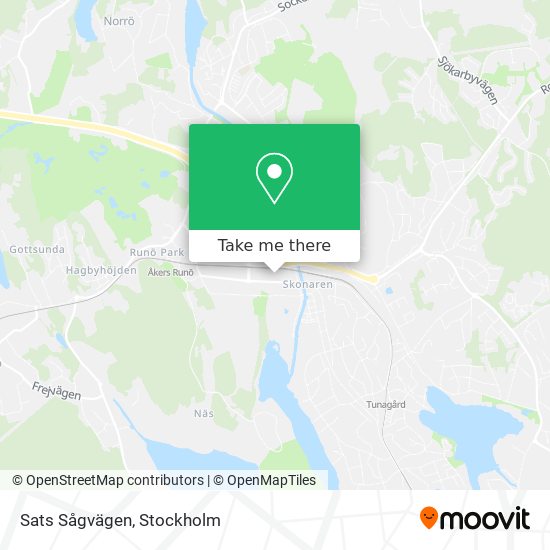 Sats Sågvägen map