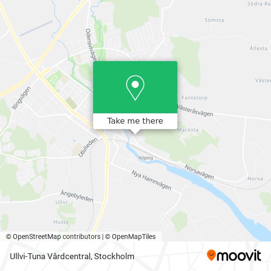 Ullvi-Tuna Vårdcentral map