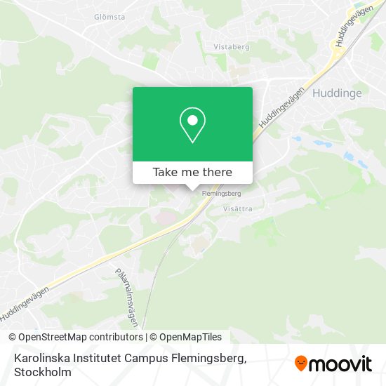 Karolinska Institutet Campus Flemingsberg map