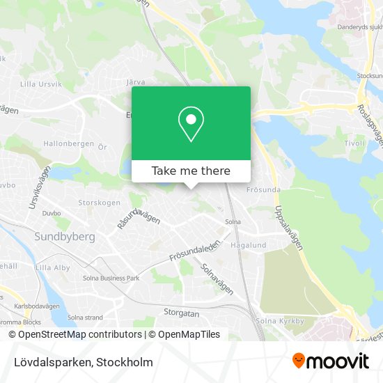 Lövdalsparken map