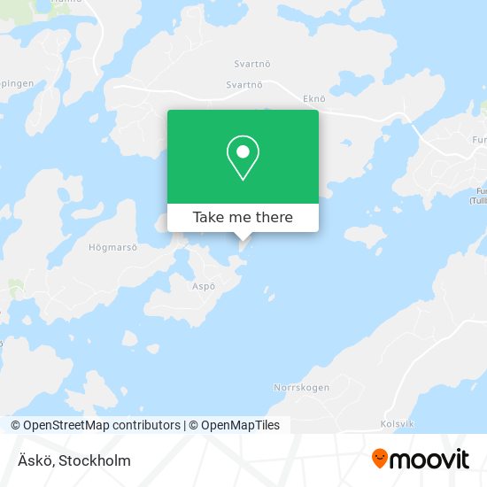 Äskö map