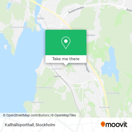 Kallhällsporthall map