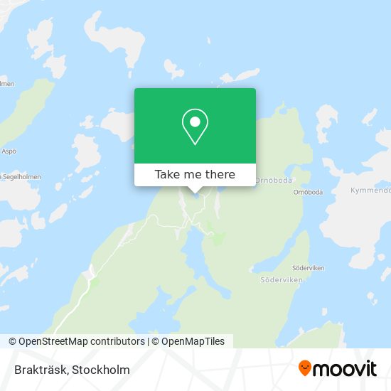 Brakträsk map