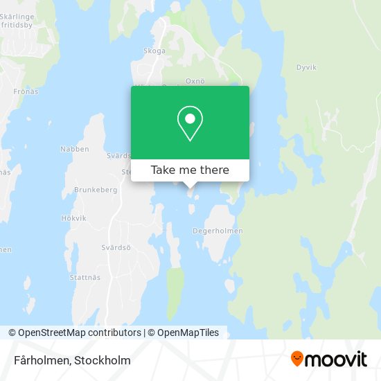 Fårholmen map