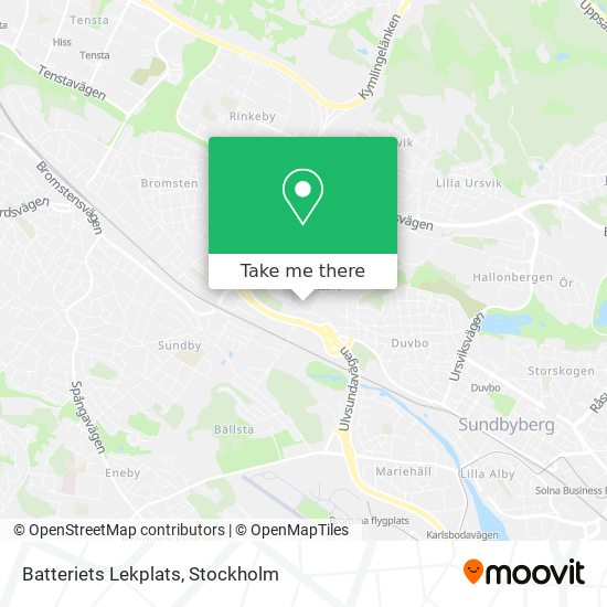 Batteriets Lekplats map