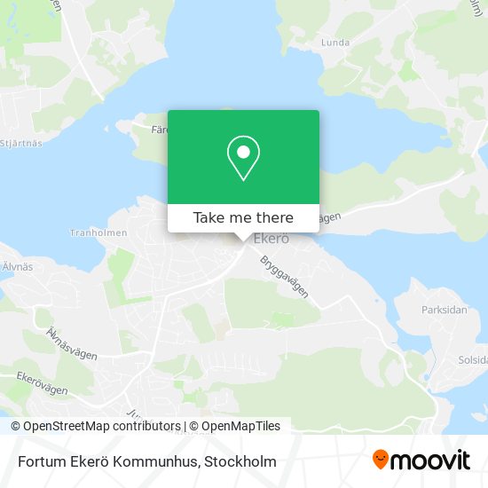 Fortum Ekerö Kommunhus map