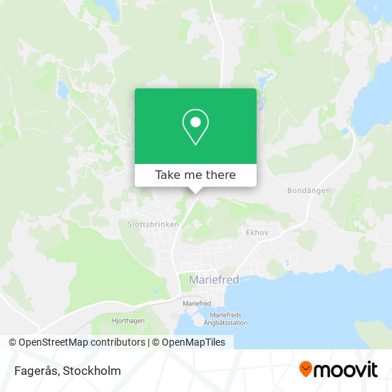 Fagerås map