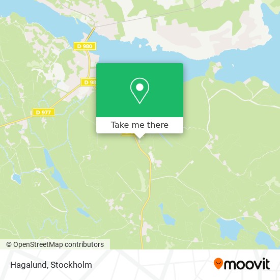 Hagalund map